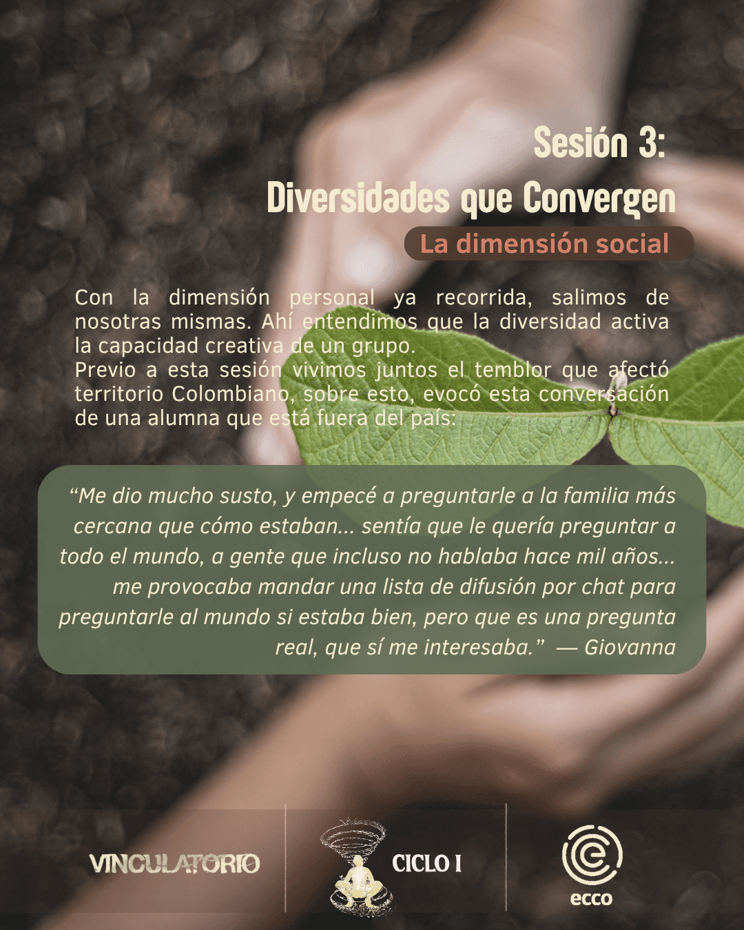 Recap Ciclo I — momento 4